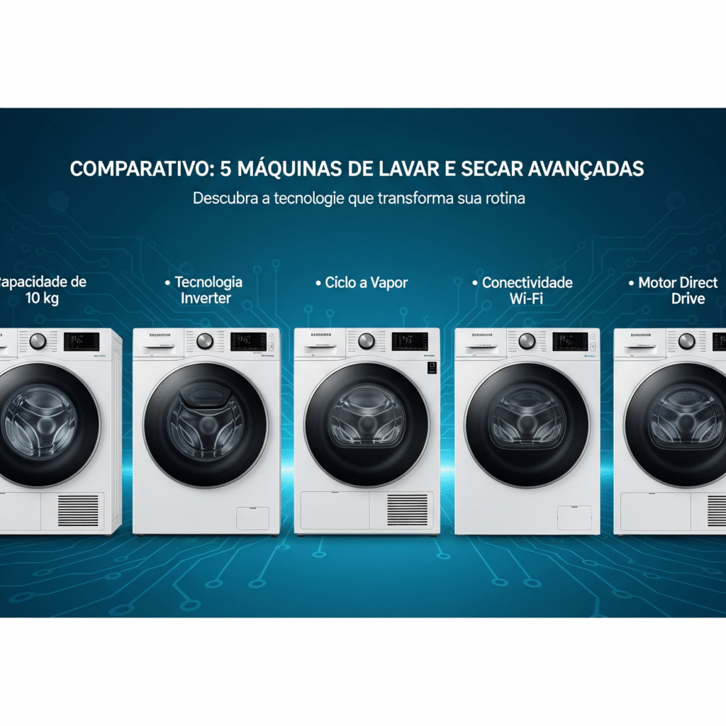 Melhores Máquinas Lava e Seca 2025: Guia e Ranking
